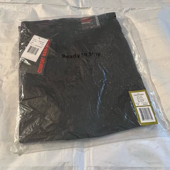 Briggs Black Pants 14 NWT - Picture 3 of 7